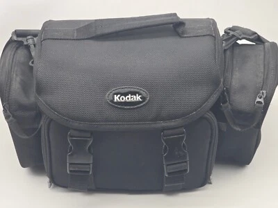Bolso Oficial para Cámara DSLR Kodak con Bolsillos para Lentes Desmontables Correa con Cremallera Negro Foto 1 de 4