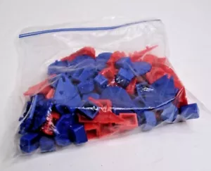 Star Wars Trilogy Monopoly Plastic Game Pieces Starships Red Blue with Dice - Picture 1 of 3
