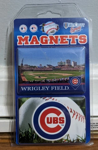 Wincraft Sports Chicago Cubs/ Wrigley Field Magents 2pk Cover
