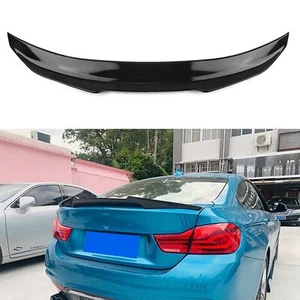 Rear Trunk Spoiler Lip Wing PSM For BMW F36 4Door Gran Coupe 2014-20 Gloss Black - Picture 1 of 7