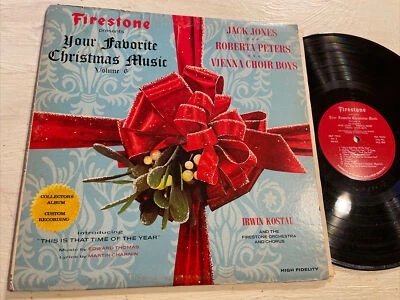 Firestone Presents Your Favorite Christmas Music том 6 пластинка моно праздник очень хорошее состояние!!!! - Изображение 1 из 4