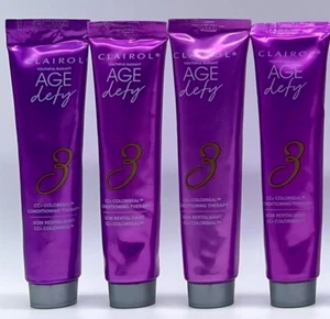 4 PK Clairol Youthful Radiant Age Defy Step # CC + Balsamo Colorseal - Foto 1 di 2