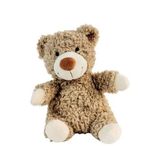 Curly Brown Bear Soft Plush Toy 7"/18cm   - Picture 1 of 3