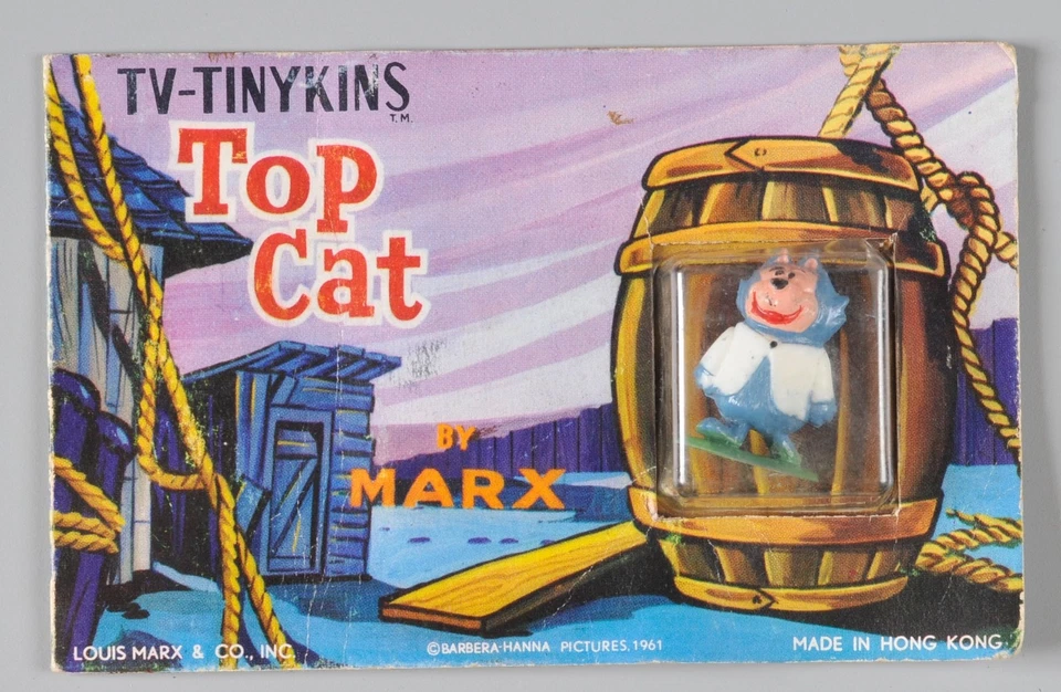 Figura postal 1961 Marx TV Tinykins Benny Top Cat programa de televisión Foto 1 de 3