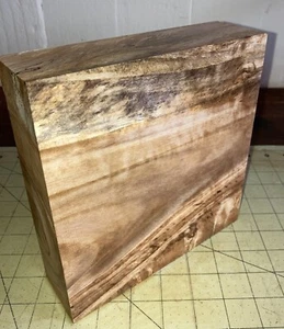 Eine hawaiianische milde Locke Mango Block ~ 7 1/3" x 7 1/2" x 2 1/8" ~ (#581) - Bild 1 von 9