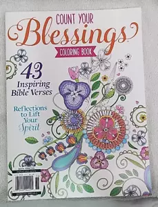 Count Your Blessings Coloring Book 43 Bible Verses Exc. Condition!! - Picture 1 of 4