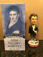 LANCASTER BARNSTORMERS ROBERT FULTON BOBBLEHEAD SGA NIB Pennsylvania