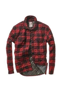 Chaqueta camisera acolchada de franela Relwen - Imagen 1 de 3