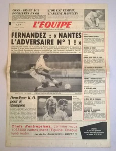 L'EQUIPE N°12.288 du 11/11/1985 - Fernandez: "Nantes der Gegner Nr. 1" - Bild 1 von 6