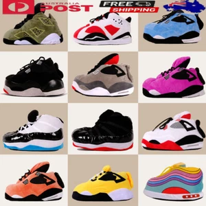Women Men Winter Slippers Plush Lined Warm Indoor / Outdoor House Shoes One Size - Picture 1 of 30