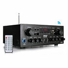 Pyle PTA24BT Bluetooth Home Audio 250 Watt 2 Channel Amplifier Stereo Receiver
