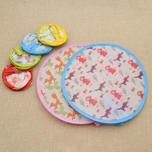 Foldable Small Round Hand Fans Cooling Portable Hands Fan Cute Color Random Gift - Picture 1 of 12