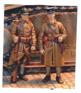 ( 220) 2 französische Soldaten - Resin 1:35 - Bild 1 von 2