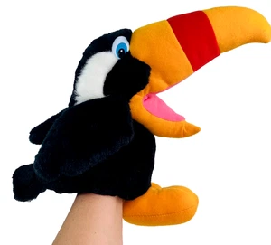 Cubierta de golf de felpa McGraw Hill Mathematics Toco Tucan Bird Hand Puppet 15" - Imagen 1 de 7