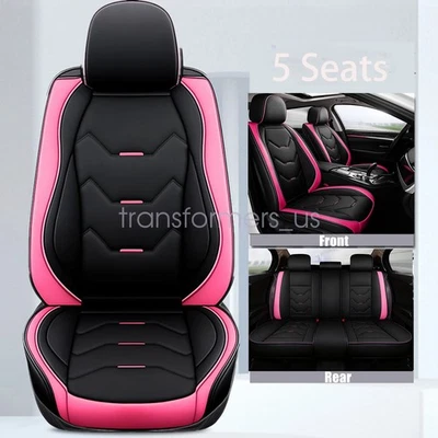 For Toyota Corolla Car 5 Seat Covers Full Set Front & Rear Protector Cushions - Image 1 of 4