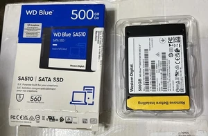 WD 500GB WD Blue SA510 SATA Interne Solid State Drive SSD WDS500G3B0A NEU - Bild 1 von 2