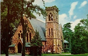 Postcard University Chapel U of V Charlottesville Virginia VA - Picture 1 of 2