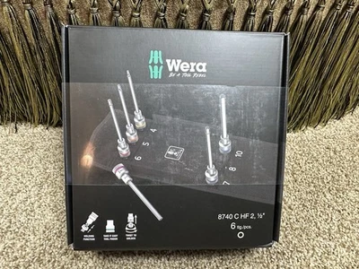 WERA 8740 C HEX PLUS HF 2 ZYKLOP BIT SOCKET SET 1/2" DRIVE *NEW* - Image 1 of 3