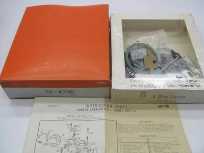 Комплект для восстановления карбюратора Niehoff CK-478B для модели Chrysler Carter BBD 1970-1973 годов выпуска - Изображение 1 из 4