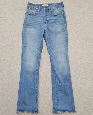 Madewell Jeans Cali Demi Boot Size 25T Med Wash Blue High Rise 26x29 - Image 1 of 4