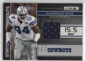 2011 Rookies & Stars Statistical Salidouts Materials/299 DeMarcus Ware #23 Salón de la fama - Imagen 1 de 4