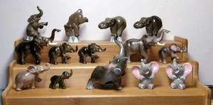 Lot 22 Vintage Scheibe Hagen Renaker Mini Zirkus Elefanten DW & weitere Elefanten! - Bild 1 von 20