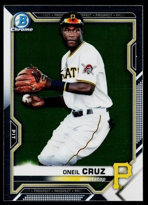 2021 Bowman #BCP-24 Oneil Cruz Chrome Prospects - Image 1 of 2
