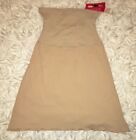 SPANX Lust Have Med Control NUDE Mid Knee Length Slip Skirt NEW Womens Sz S