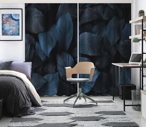 3D Dark Foliage Style I7505 Photo Blockout Curtain Fabric Window Erin 2023 - Picture 1 of 7