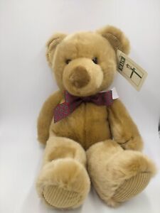 First and Main Plush Teddy Bear Named Paisley 15” Plush Stuffed Animal NWT