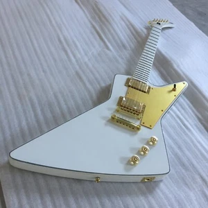 Factory High-Quality White Explorer Electric Guitar 6Strings Solid Body 22Frets - Picture 1 of 7
