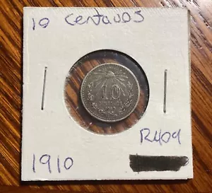 Mexico 1910 M 10 Centavos Silver Coin (XF) - Picture 1 of 2