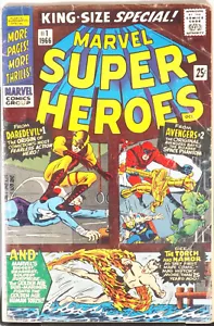 Marvel Super-Heroes #1 Good G 1st Reprint of Daredevil #1 + Avengers #2 - Bild 1 von 7
