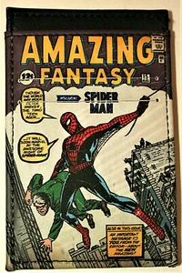 Marvel Comics Amazing Fantasy #15 Spider-Man Cover Pocket Credit Card Wallet NEW - Picture 1 of 5