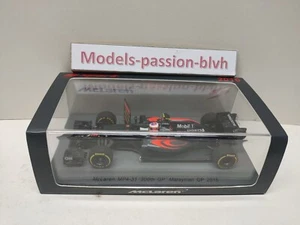McLaren MP4-31 Jenson Button 300th Malaysian GP 2016 1/43 Spark - Foto 1 di 14