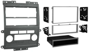 METRA 99-7428G DOUBLE/ISO DIN INSTALL KIT FITS NISSAN 09-12 FRONTIER/XTERRA GRAY - Picture 1 of 1