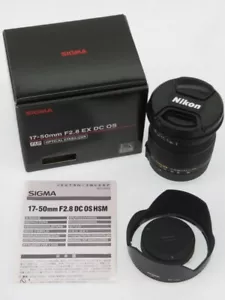 Sigma AF 17-50mm F2.8 DC EX HSM OS Lens 17-50/2.8 Nikon F/S from Japan - Picture 1 of 8