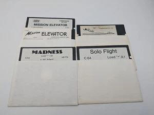 Dyskietki 5,25" Commodore C64/C128 kolekcja do wyboru z oryginalnymi grami - Zdjęcie 1 z 51