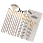 12pcs Makeup Brush Set with Bag Eye Brush - Rice White
