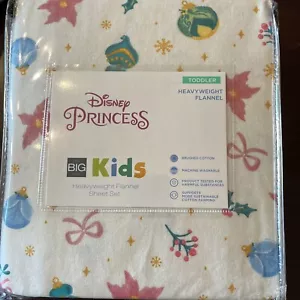 Neu Disney Holiday Prinzessin Weihnachten Flanell Bettwäsche Set KLEINKIND Große Kinder Eins - Bild 1 von 5