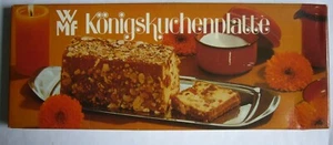 Vintage: WMF Tablett -Königskuchenplatte- neu OvP -70er Jahre - Bild 1 von 2