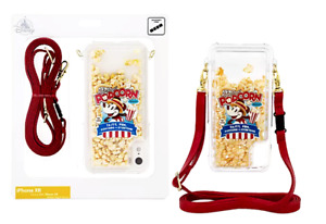 Disney Parks Delish XR iPhone Case Retro Mickey Main Street POPCORN 3D w/ Strap