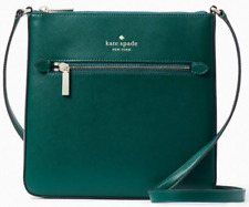 NWB Kate Spade Sadie North South Crossbody Dark Green Leather K7379 Gift Bag FS1