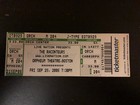 The Raconteurs Full, UNUSED Ticket Stub 2006 Jack White