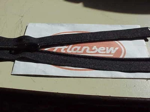 5MTS of No8 XX HEAVY DUTY CONTINUOUS CHAIN ZIP @ BLACK - Picture 1 of 1