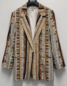 Vintage Worthington Womens Blazer 14 Boho Cottagecore Pockets Lined Washable USA - Picture 1 of 16