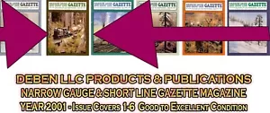 2001 Mar/Abril Revista de Gaceta de Línea Estrecha y Línea Corta - Usado Correo USPS Gratuito - Imagen 1 de 12