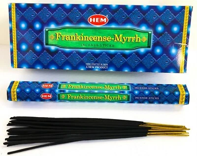 Palos de incienso mirra dobladillo - Elige 20-40-80-100-120-160-200 Foto 1 de 3