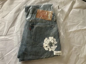 Jeans Denim Tears x Levi's 501 'The Cotton Wreath' lavado claro DT501-002-3 - Imagen 1 de 4