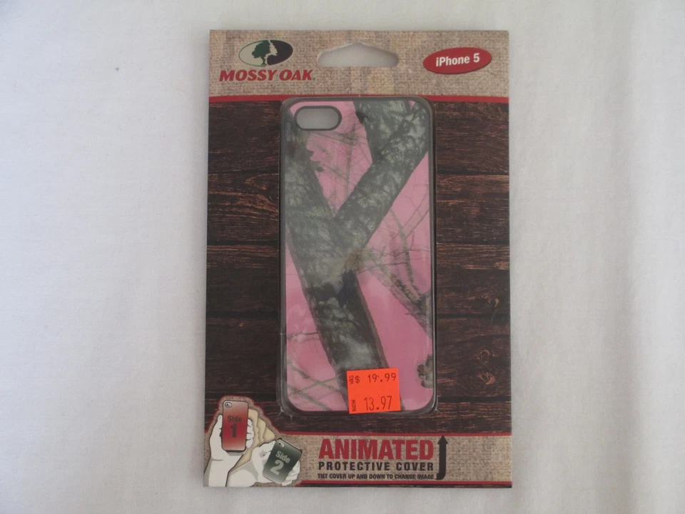 PANGEA - APPLE IPHONE 5 - ROBLE MUSGO ROSA CAMUFLAJE 3D DIMENSIONAL - FUNDA PARA TELÉFONO CELULAR Foto 1 de 4